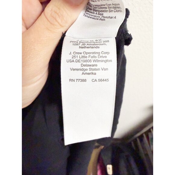 J.Crew Carolyn Dress In Linen Sleeveless Keyhole Back Relaxed Fit Black Size XXL - Picture 5 of 9